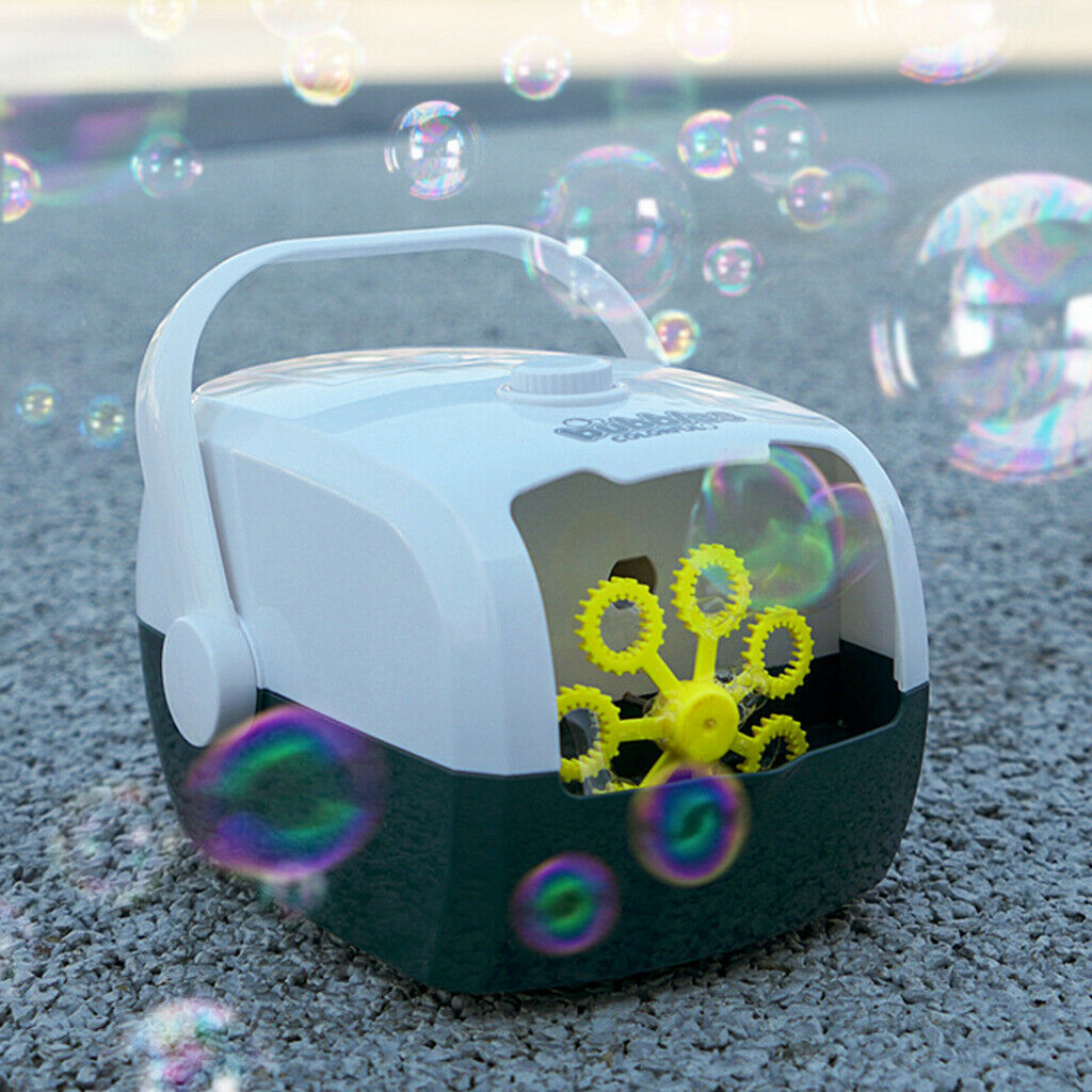 Electric Bubble Making Machine Maker for Party Club Indoor Outdoor Blue