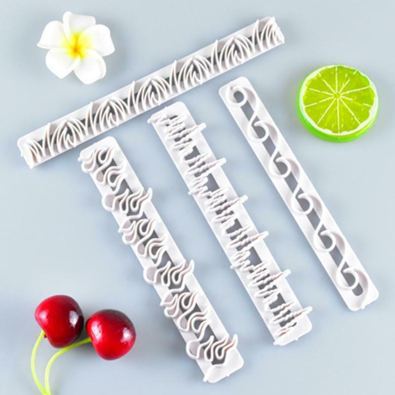 4pcs/set Plastic Element Fondant Cookie Cutter Cake Mold Chocolate Decorating