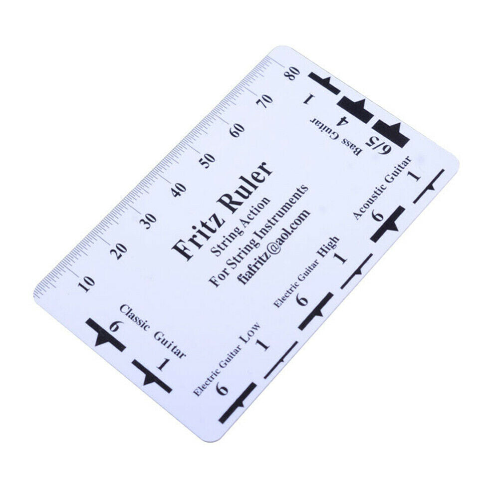 1PC Guitar String Action Gauge String Pitch Ruler Guitar Bass Measuring To.l8