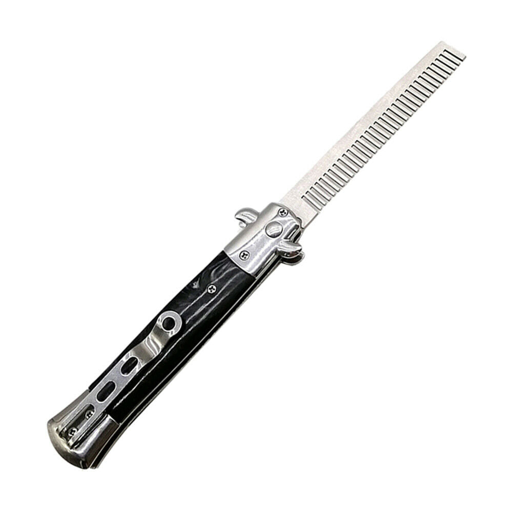Steel Spring Comb Hairdressing Tools Grooming Shaping Trimming Travel Brush
