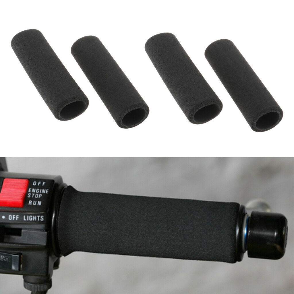 4pcs Motorcycle Handlebar Soft Slip-on Foam Grip Covers For BMW R1200GS