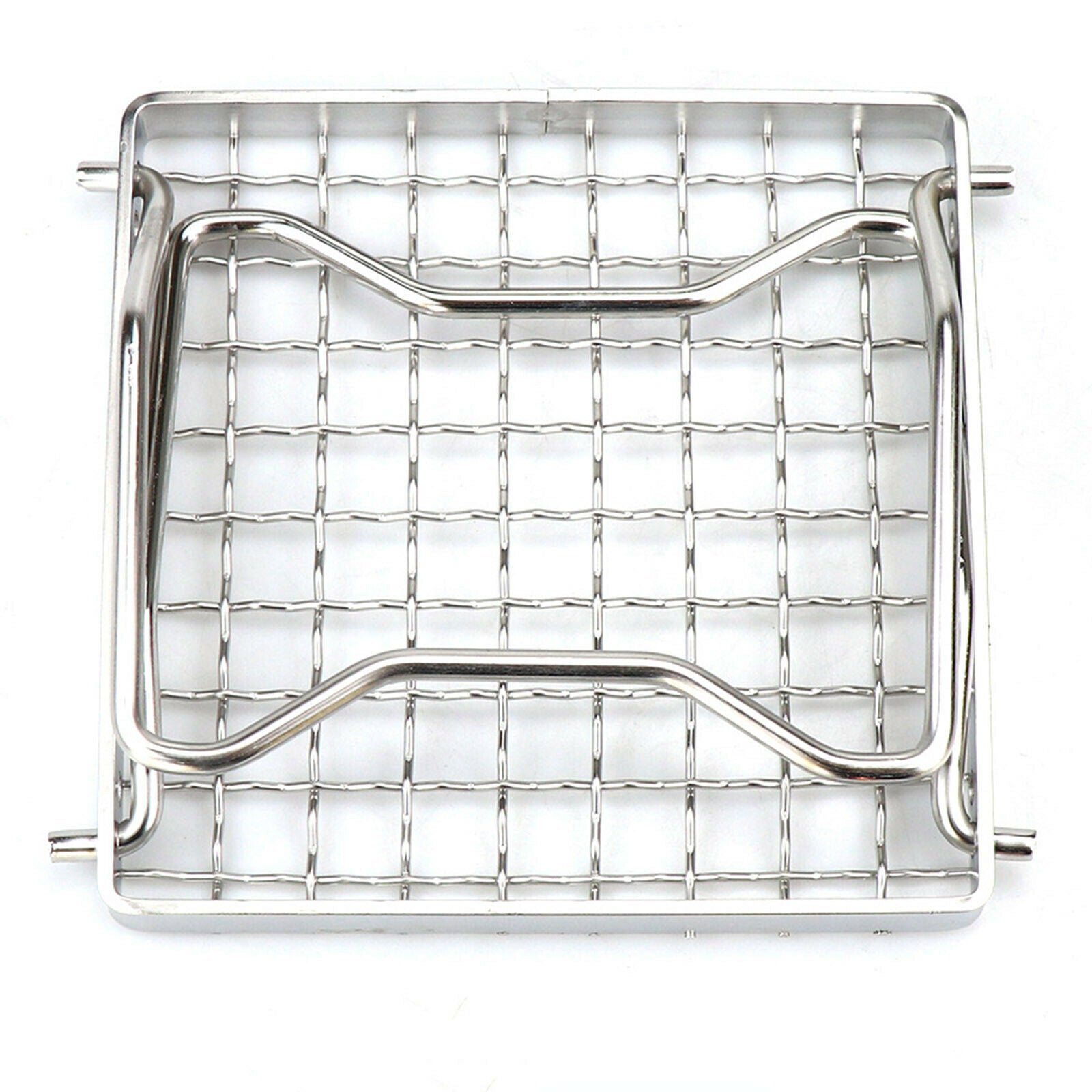 Folding Grill Adjustable Campfire Gas BBQ Grilling Rack for Backpacking