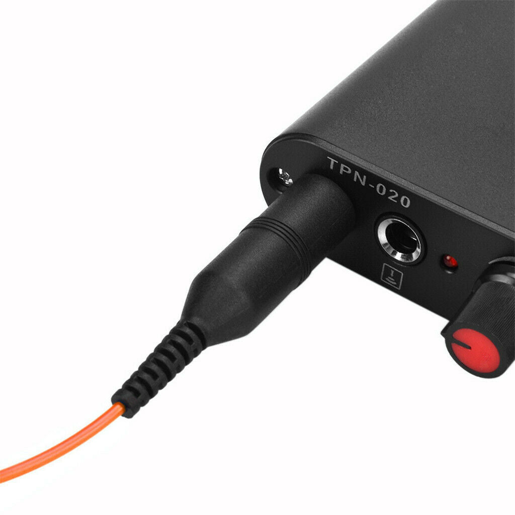 Tattoo Power Supply Silicone RCA Connector Clip Cord Tattoo Hook Line Orange 2