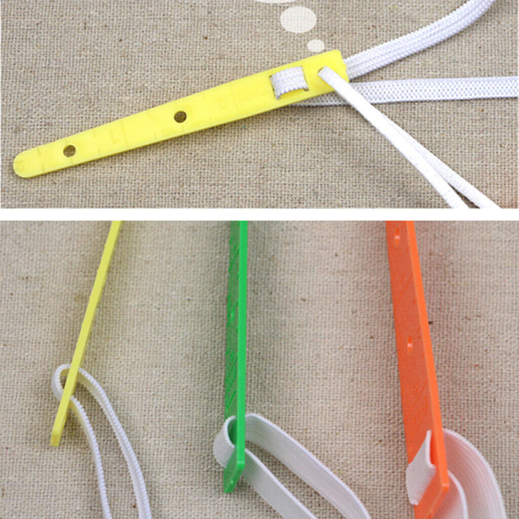 Set of 3 DIY Wear Elastic Band Threaders Glide Guides Crafts Supplies 3 Size