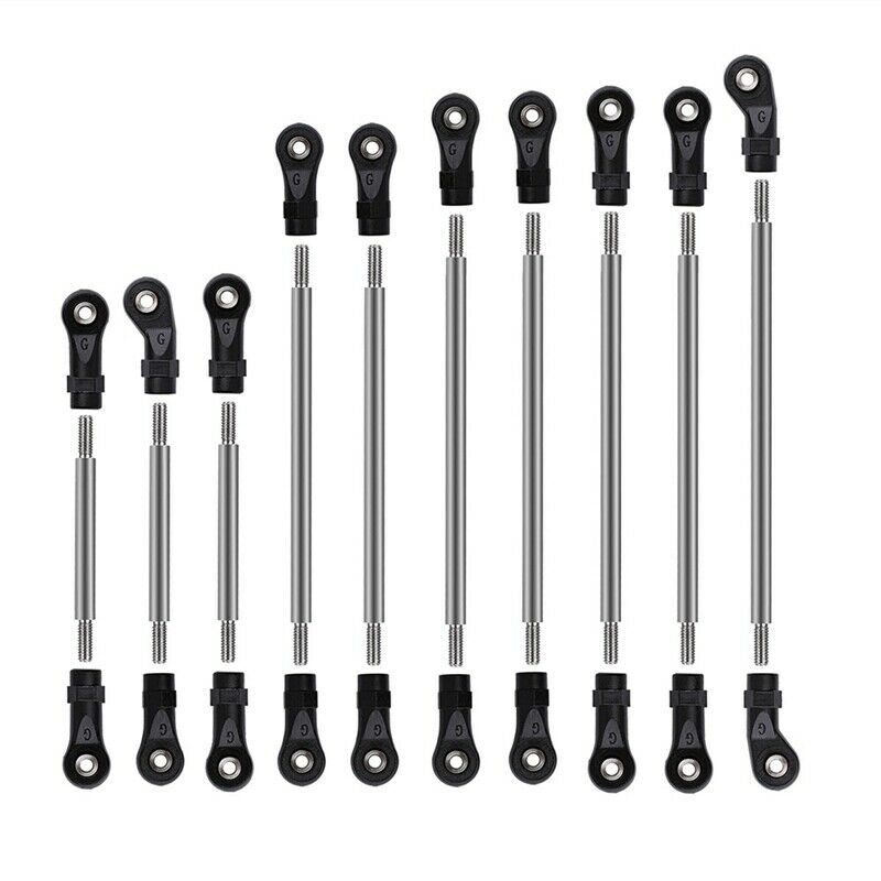 313Mm Wheelbase Stainless Steel Links Linkage Unassembled Kit for 1/10 RC ClerA8