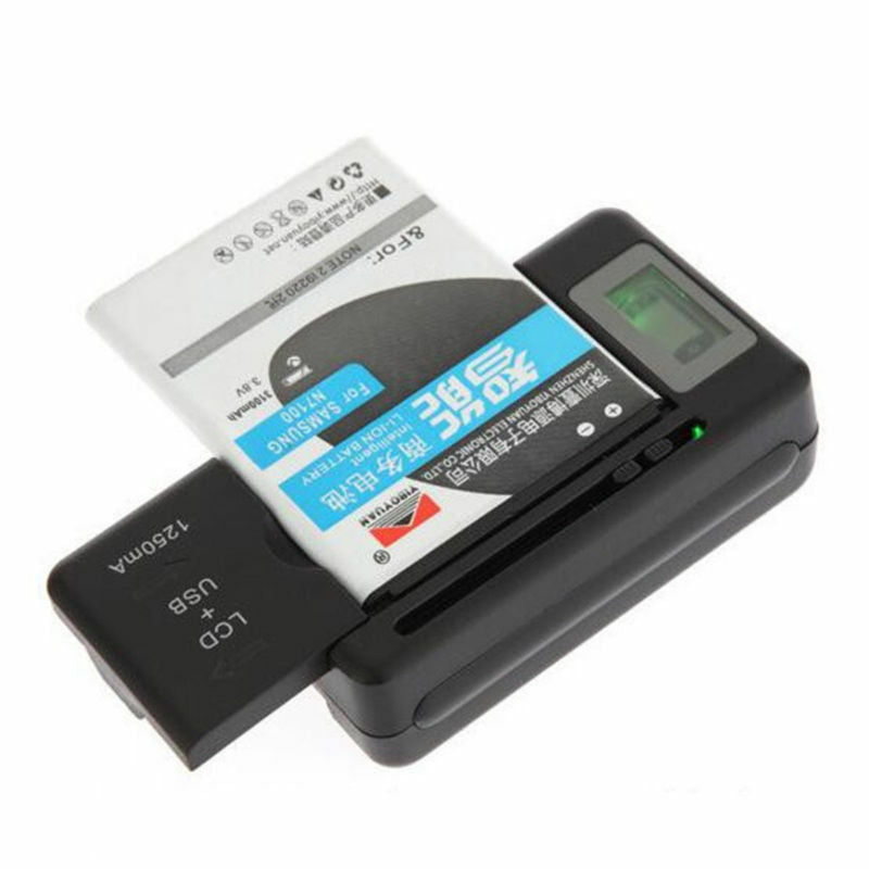 1pc Universal Battery Charger With LCD Us Plug For Nokia BL-4C BL-5C BL-6C BL-5B