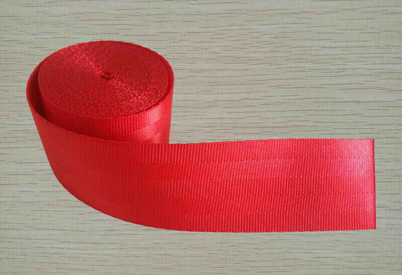 Seat Belts Red 3.6M Harness 3 Point Auto Racing Front Car Safety Retractable Lap