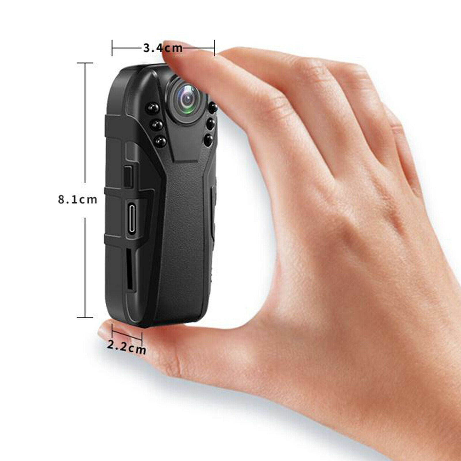 Mini Video Recorder Portable Camera with Clip Motion Detection for Meeting