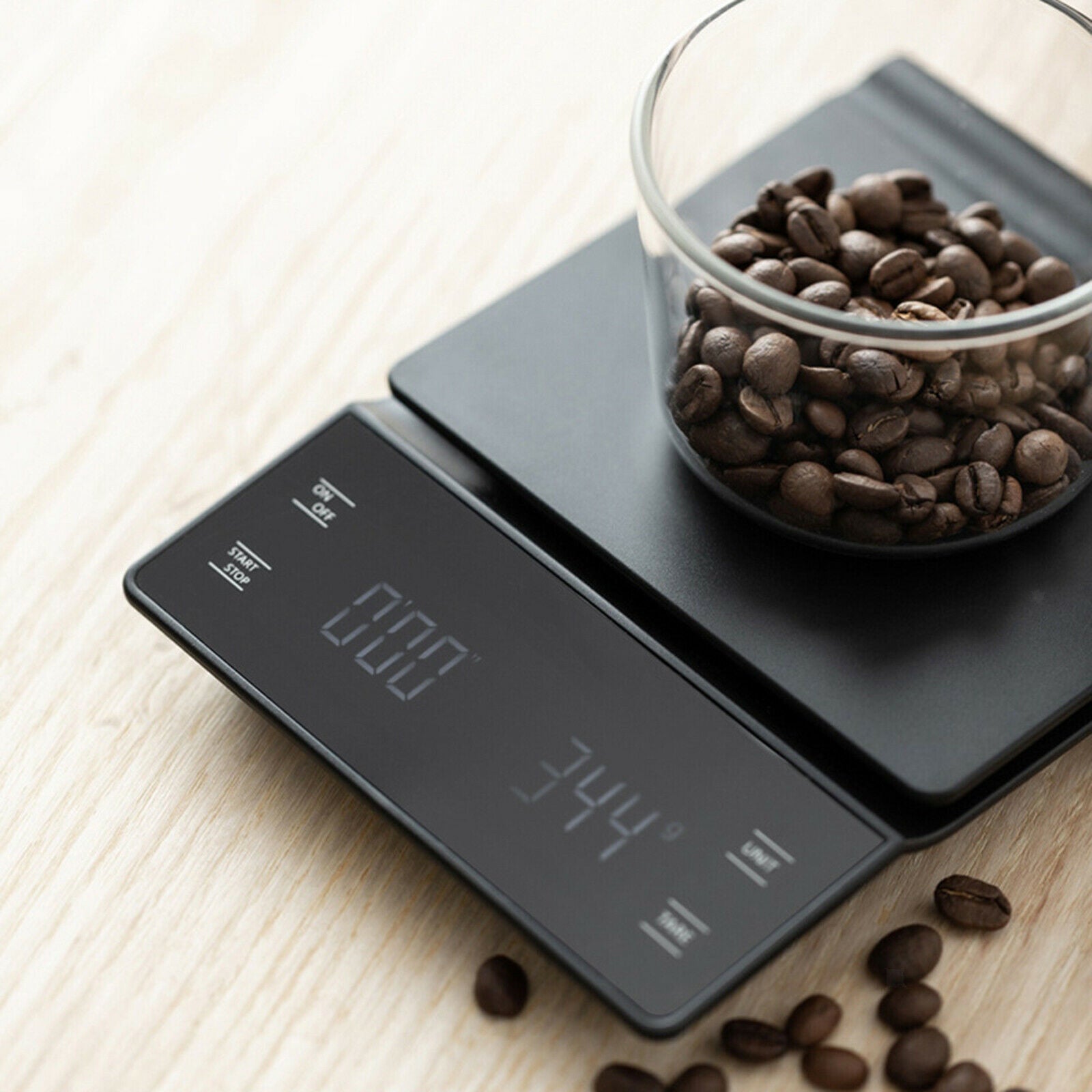 Smart Digital Kitchen Scale High Precision LED Coffee Pot Scale With Timers