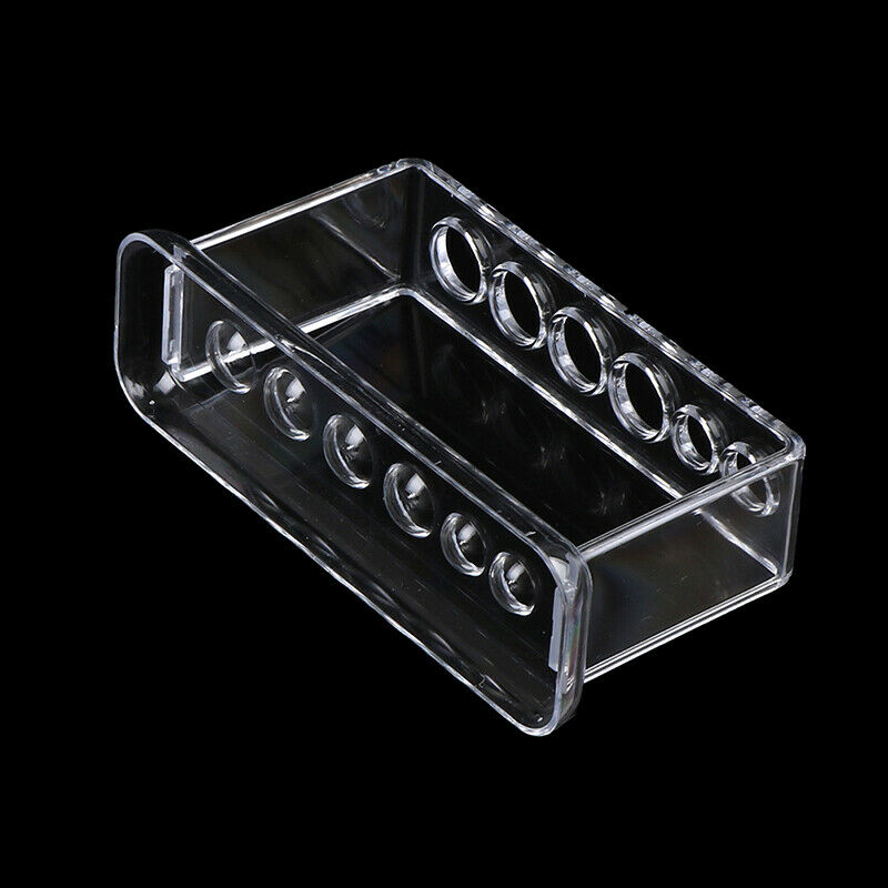 Plastic Clear Test Tube Rack 6 Holes Stand Lab Test Tube Stand Shelf WHDFAU