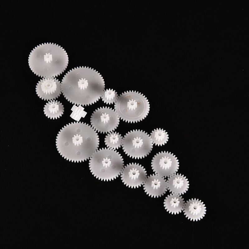 Different sizes 19X Plastic Gears NP.5 For Robotics Models Shaft Part DIY.l8