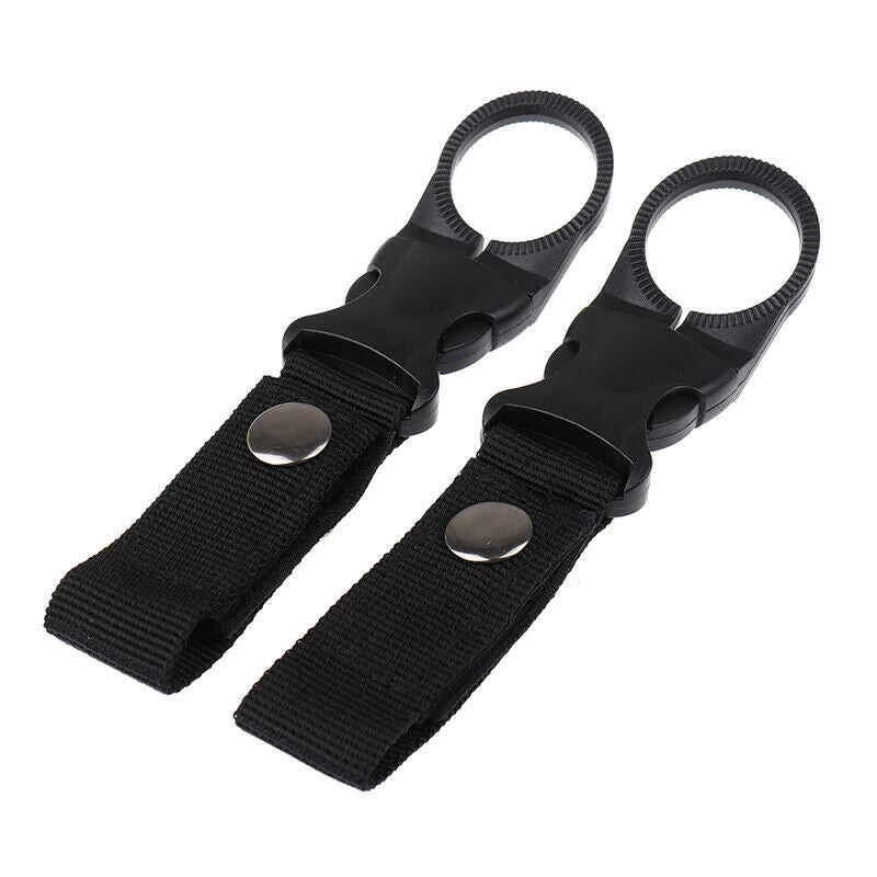 Nylon Webbing Water Bottle Carabiner Belt Outdoor Buckle Hook Holder Tool.l8