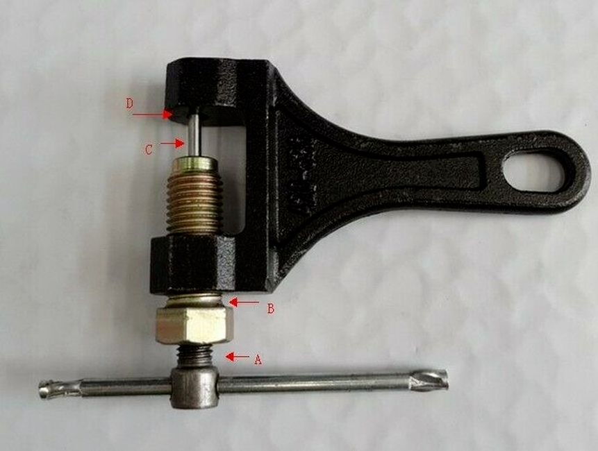 Chain Cutter Splitter Breaker Rivet Link Pin Repair Tool For 420 428 520 525 530