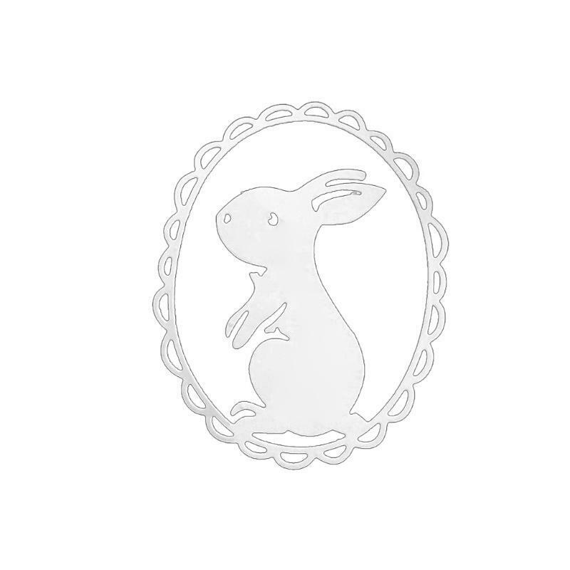 Easter Rabbit Metal Cutting Dies Stencil Scrapbooking DIY Album Stamp Paper Card