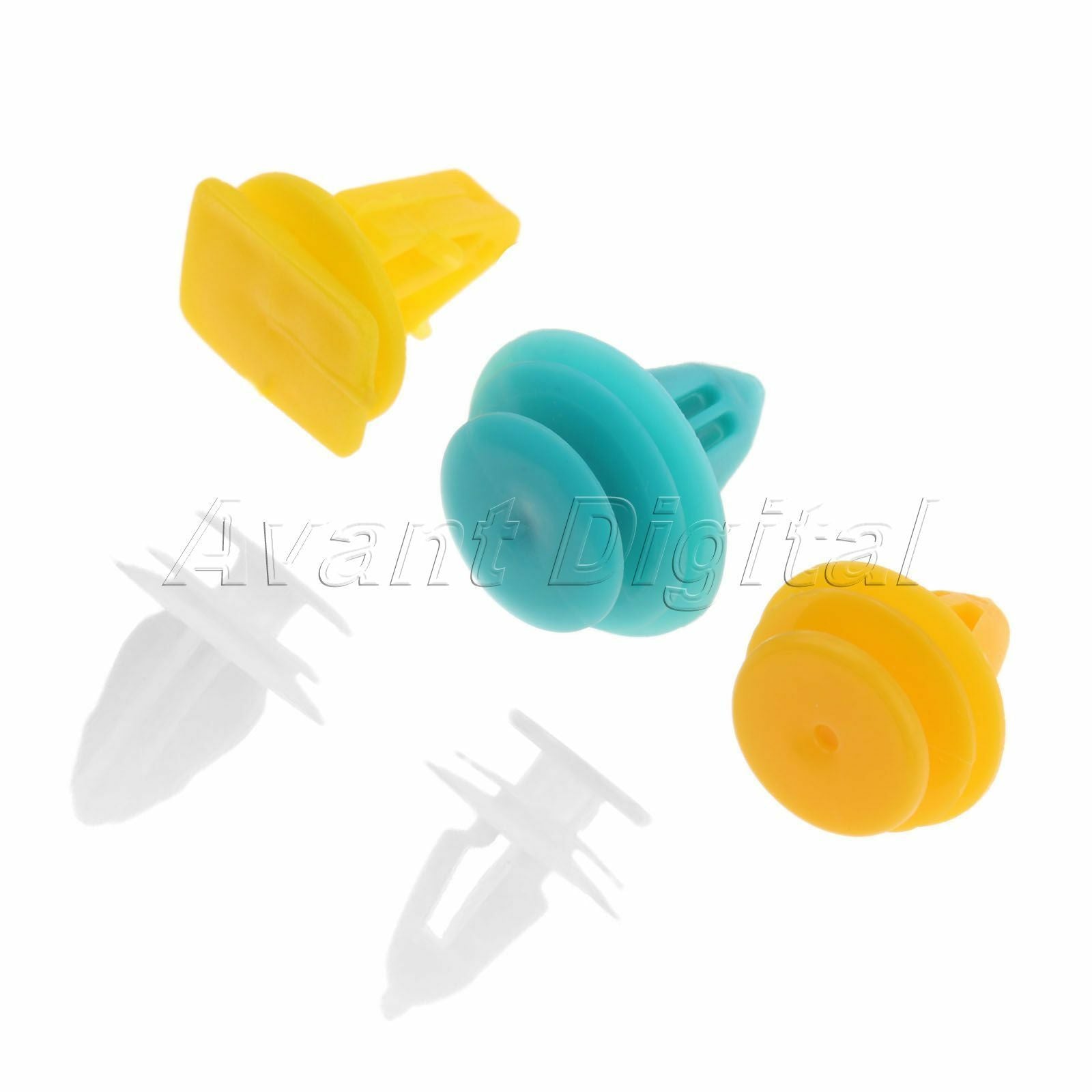 200X Car Auto Clips  Fastener Mixed Door Auto Rivets Fastener Rivet Bumper Nylon