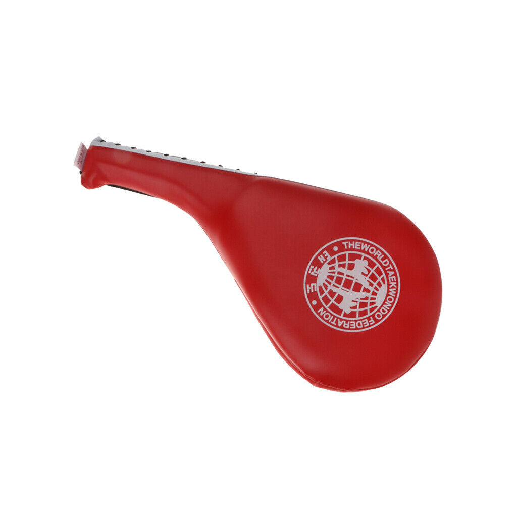 1Pcs Taekwondo Karate Kick Strike Floppy Paddle/Clapper Target Pad Red