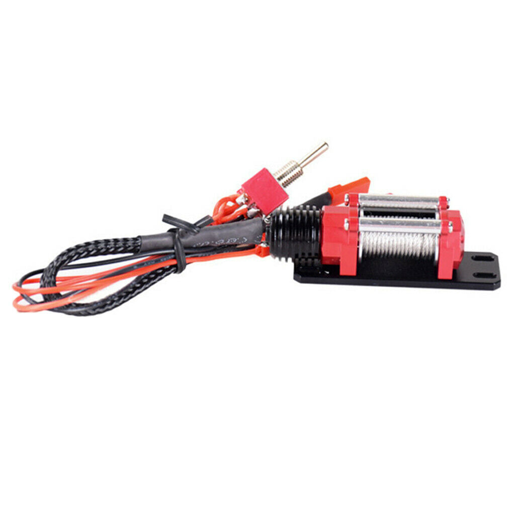 RC Crawler Steel Automatic Winch for SCX10 D90 D110 TF2 TRX4 1/10 RC Crawler