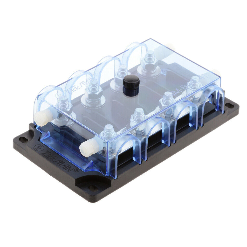 Car Boat Automotive 4 Way ANM Blade Fuse Screw Down Block Holder 32V