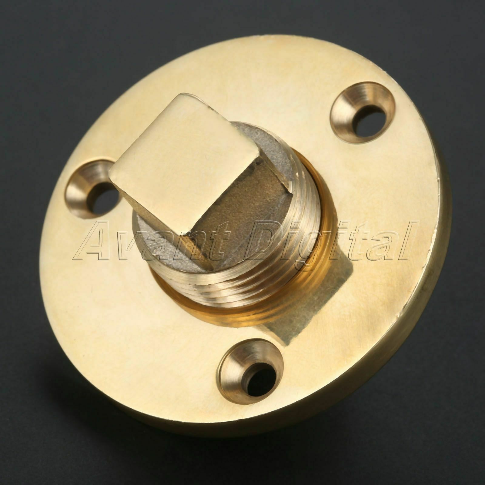 1x 1 inch Boat Screw Type Drain Plug Bung Bronze Watercraft Garboard Accessories