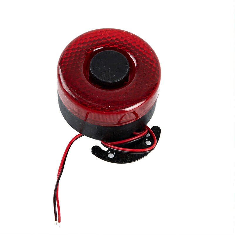 DC 12V-24V 105dB With LED Warning Siren Sound Signal Backup Alarms Horns Bee Kt