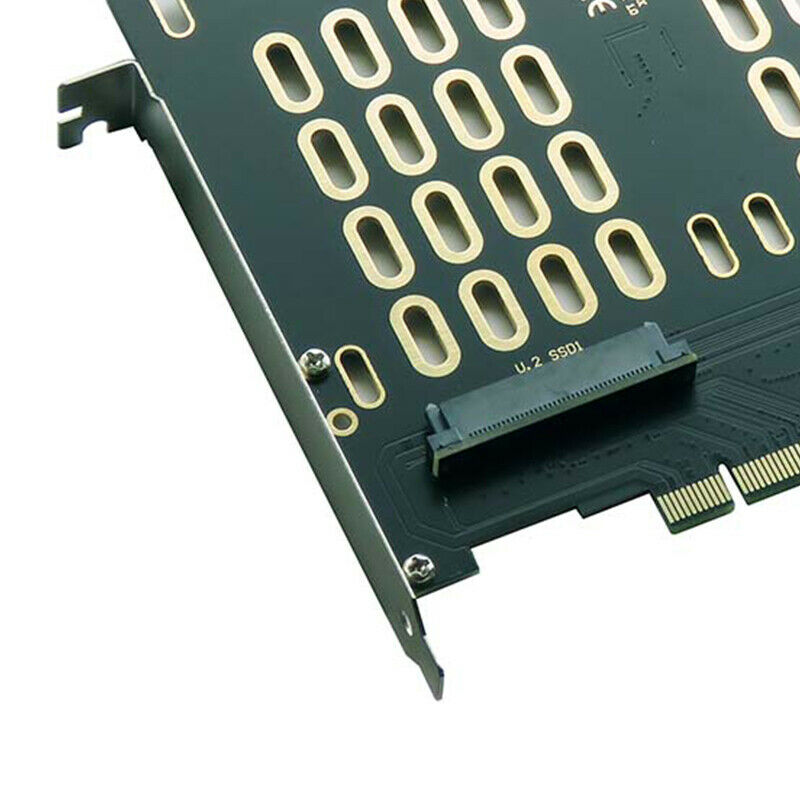 PCIe 3.0 4.0 x8 to 2 U.2 SFF-8639 SSD adapter VROC adapter c WLA FT