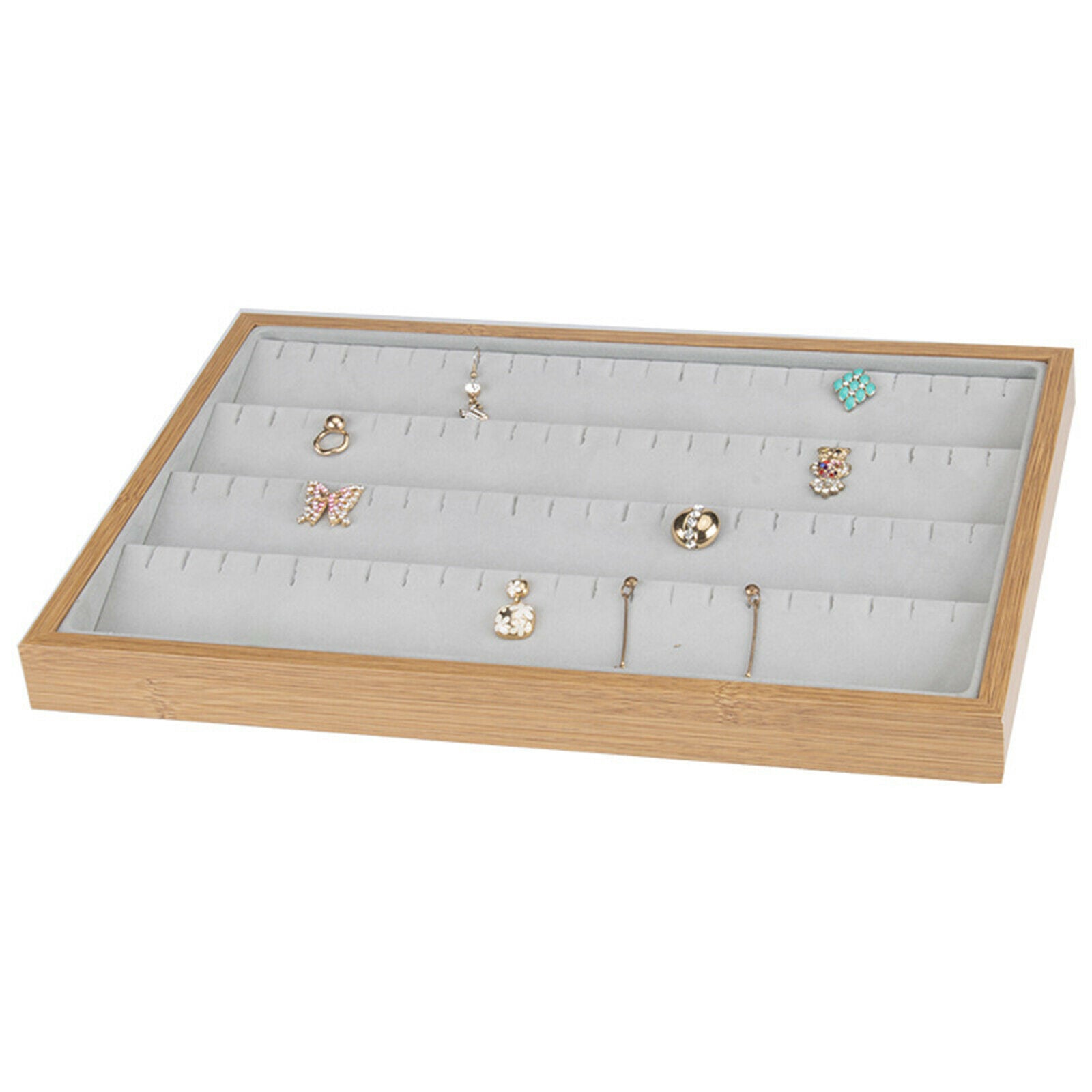 88 Holes Jewelry Earring Stand Holder Box Showcase Plate Tool Home Use New