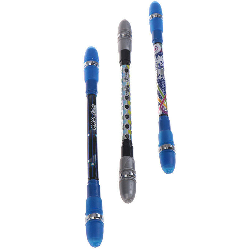5091 Ball Point Penspinning Non Slip Coated Spinning Pen Learning Office .l8