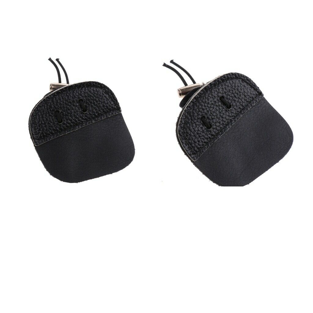 2x Outdoor Archery Finger Tabs 3 Under Tab Finger Saver Protect Guard