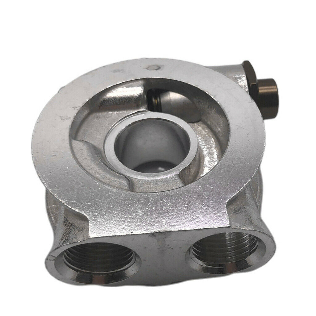 AN10 Aluminum Oil Filter Cooler Sandwich Adapter Gauge Sensor Fitting hot