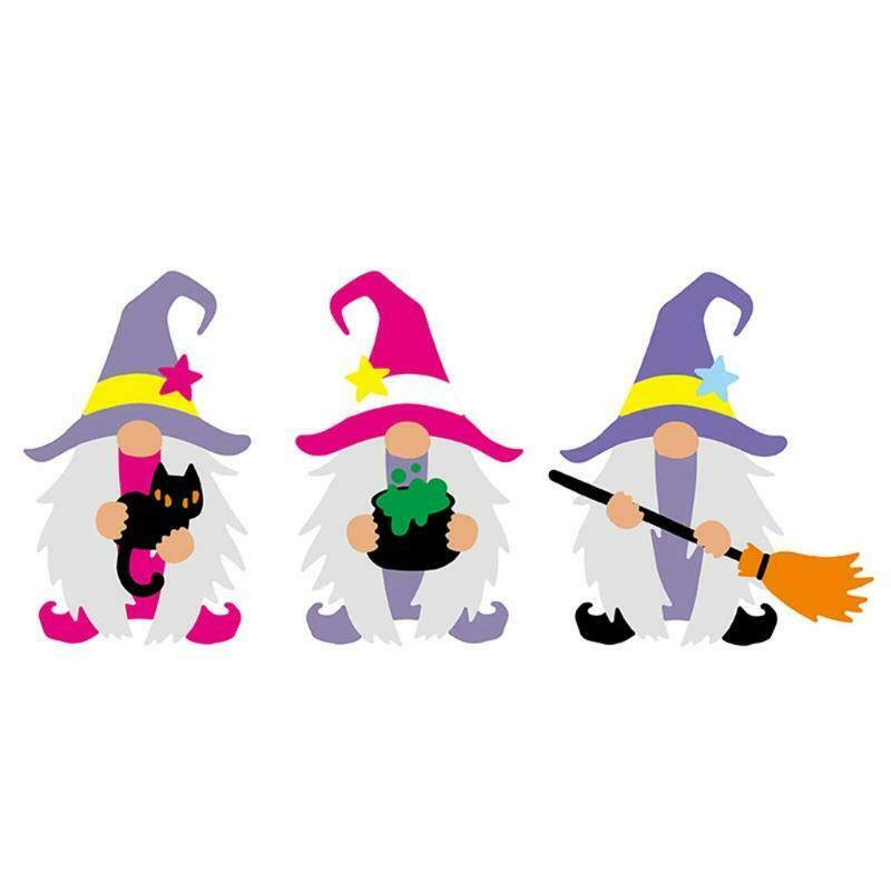 Halloween Gnome Witch Metal Cutting Dies Stencil DIY Scrapbook Album Paper Mold