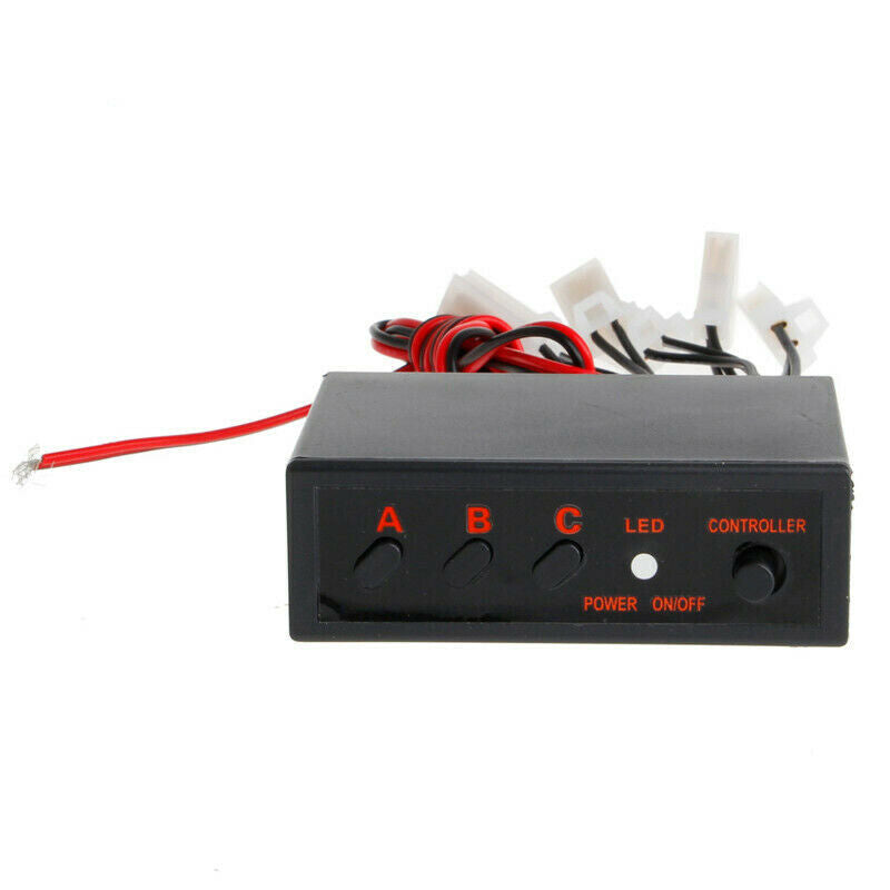 6 Ways LED Car Strobe Flash Light Lamp Emergency Flashing Controller Box .l8