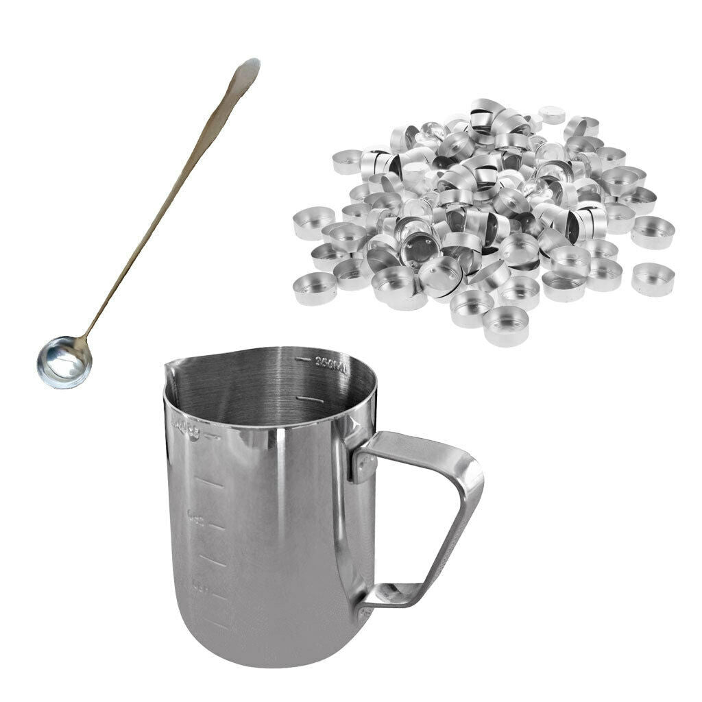 Candle Making Pitcher Stainless Steel (550 ml) Wax Melting Pouring Pot with