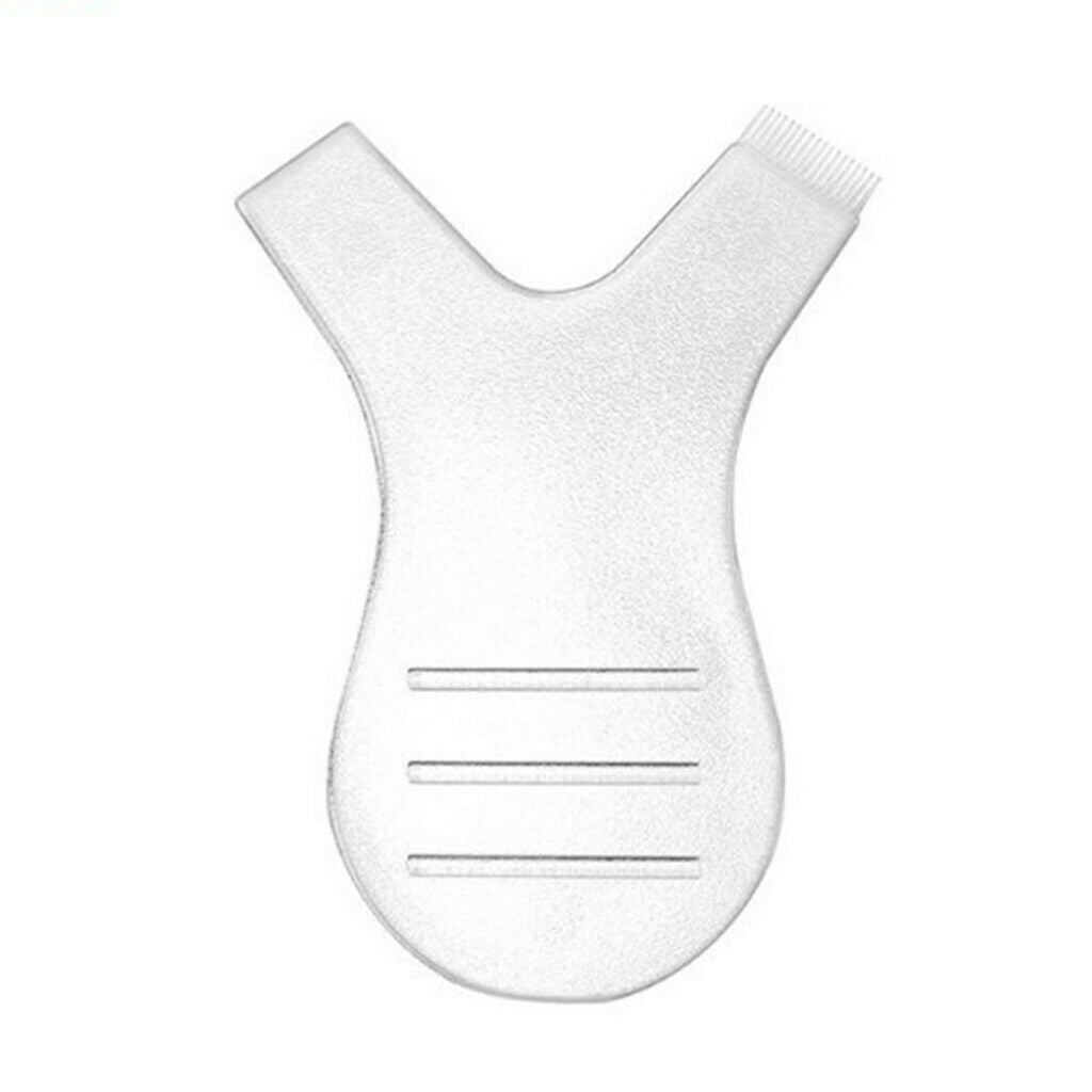 Clear Plastic Eyelash Curling Perming Brushes Mini Extension Brush Pad