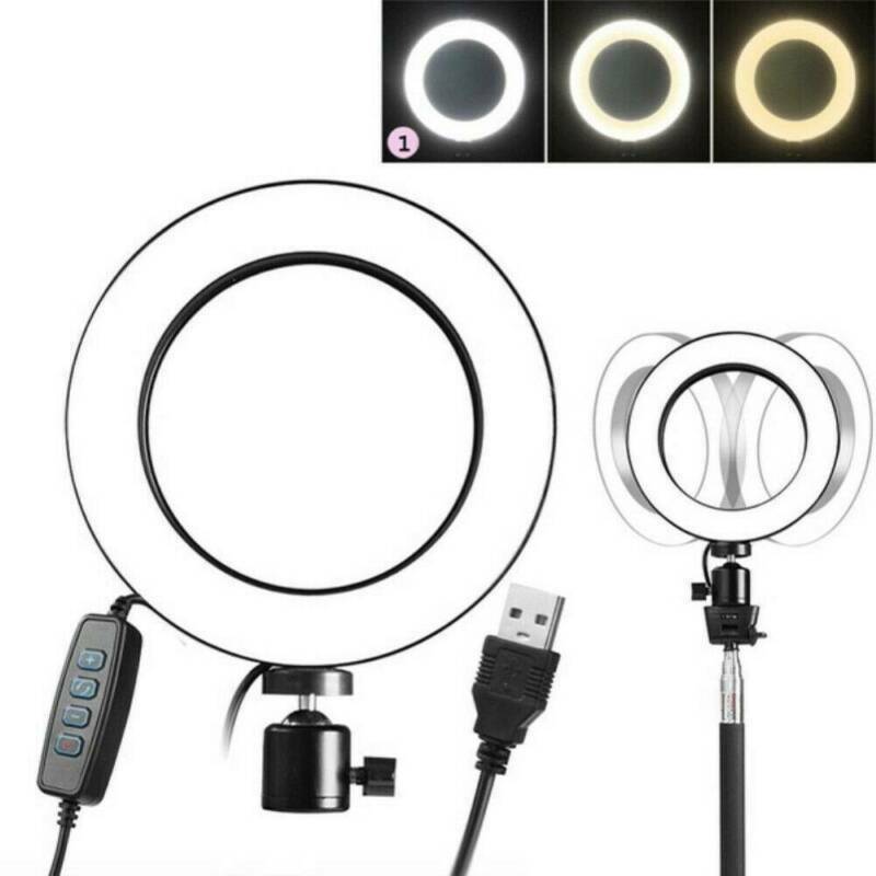 10'' LED Ring Light Lamp For Selfie Camera Phone Studio Photo Video Dimmable !