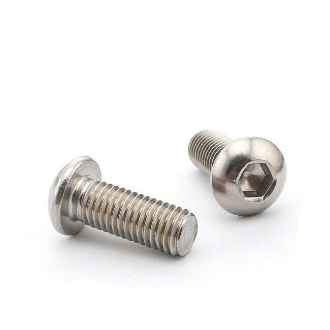100pcs *20 Stainless Steel 304 Allen Key Socket Button Head Machine Screws