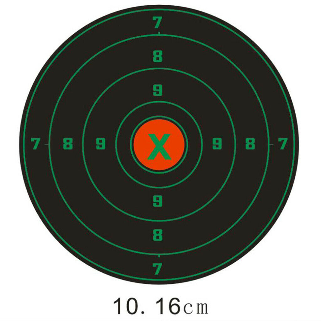 100 Pack 4" Shooting Targets Splatter Shot Gun  Range Paper Target
