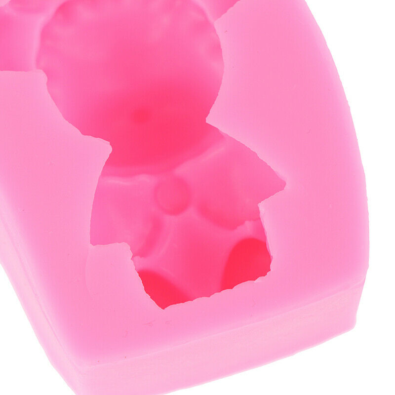 DIY Fondant Silicone Mold Cute Bear Chocolate Mold Fondant Cake Decoration MBDA