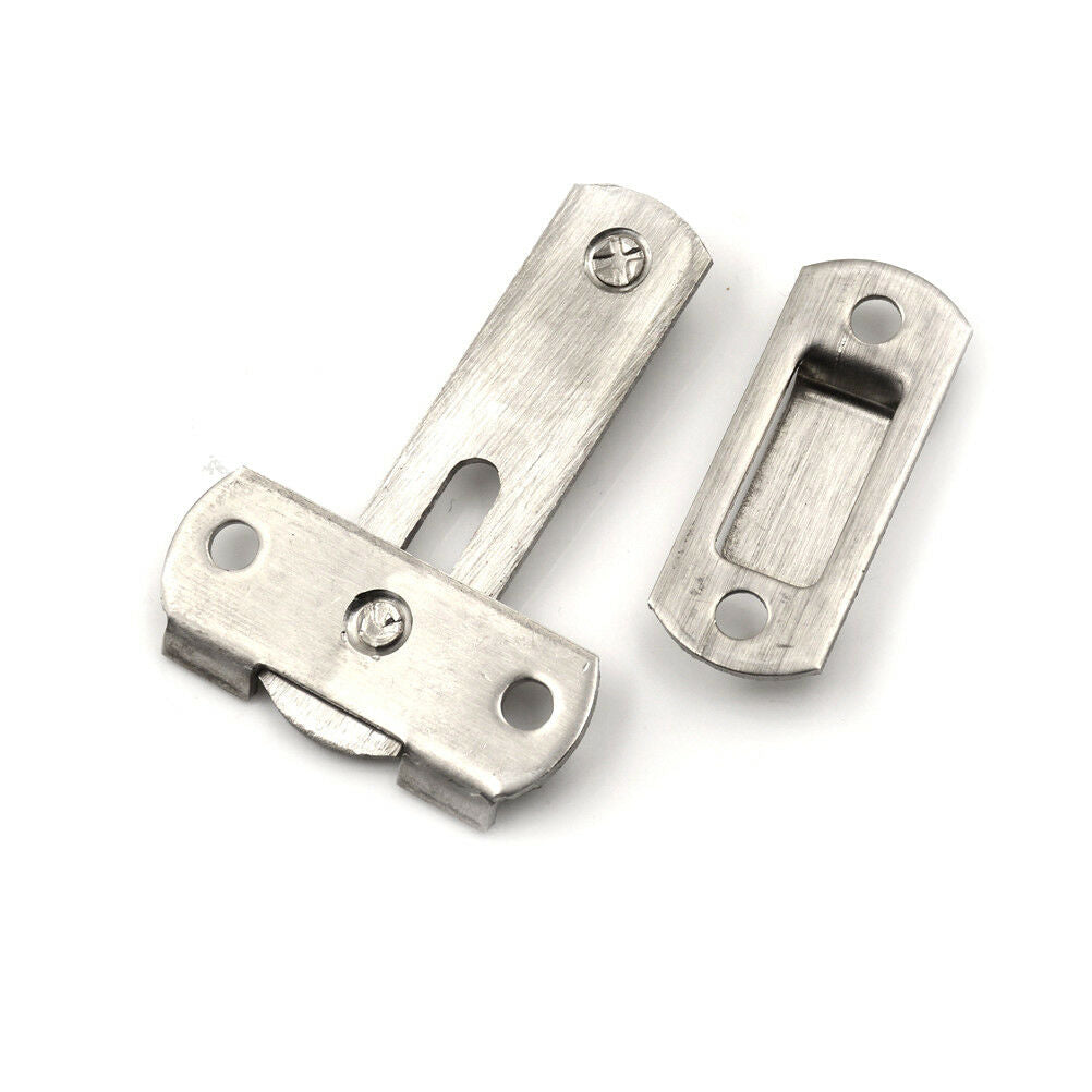 Stainless Steel Home Safety Gate Door Bolt Latch Slide Lock 20x50x70mm DD