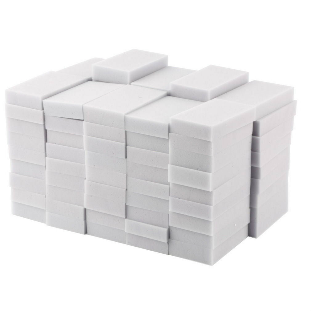 100pcs Magic Sponge Eraser Cleaning Melamine Multi-functional Foam Cleaner EA