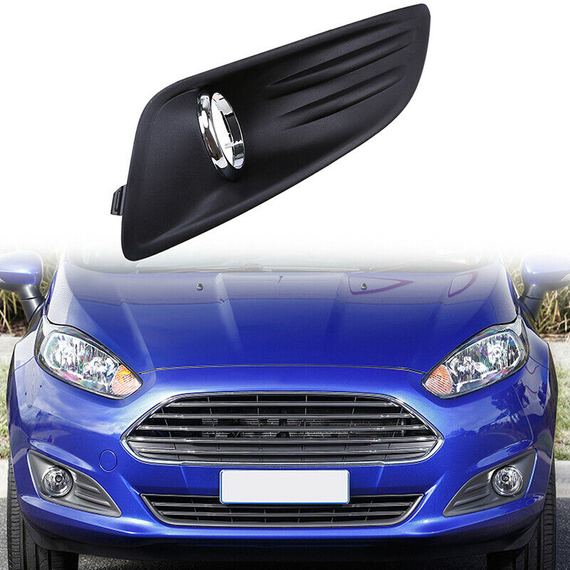 Left Side Front Fog Light Grille Bezel Cover Fit Ford Fiesta Sedan 2013-2016