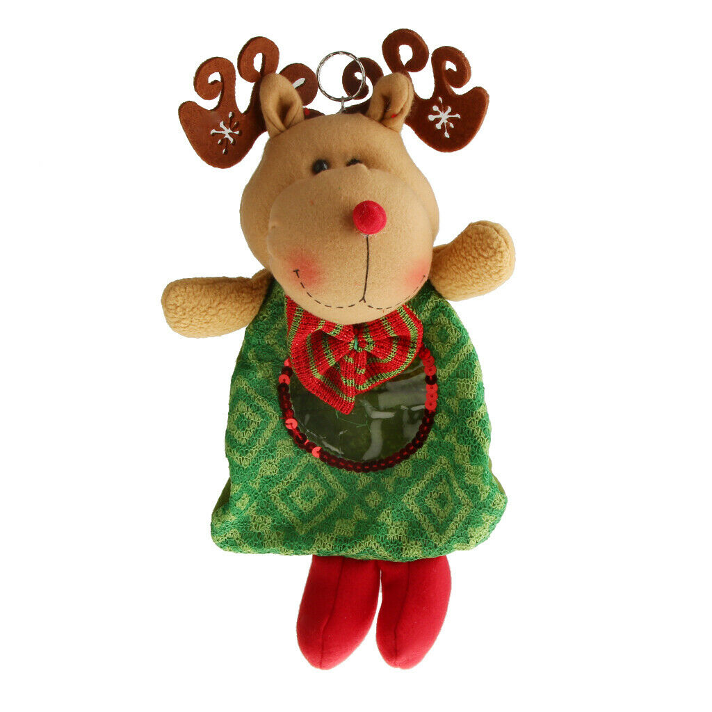 Christmas Sweet Candy Treat Bag  Gift Present Bag Xmas Decor Reindeer Style