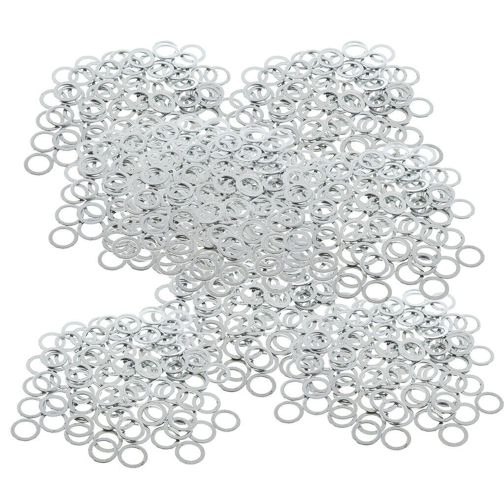 1000 Pack Longboard Hardware Speed Rings, Replacement Speed Washers for Skates,