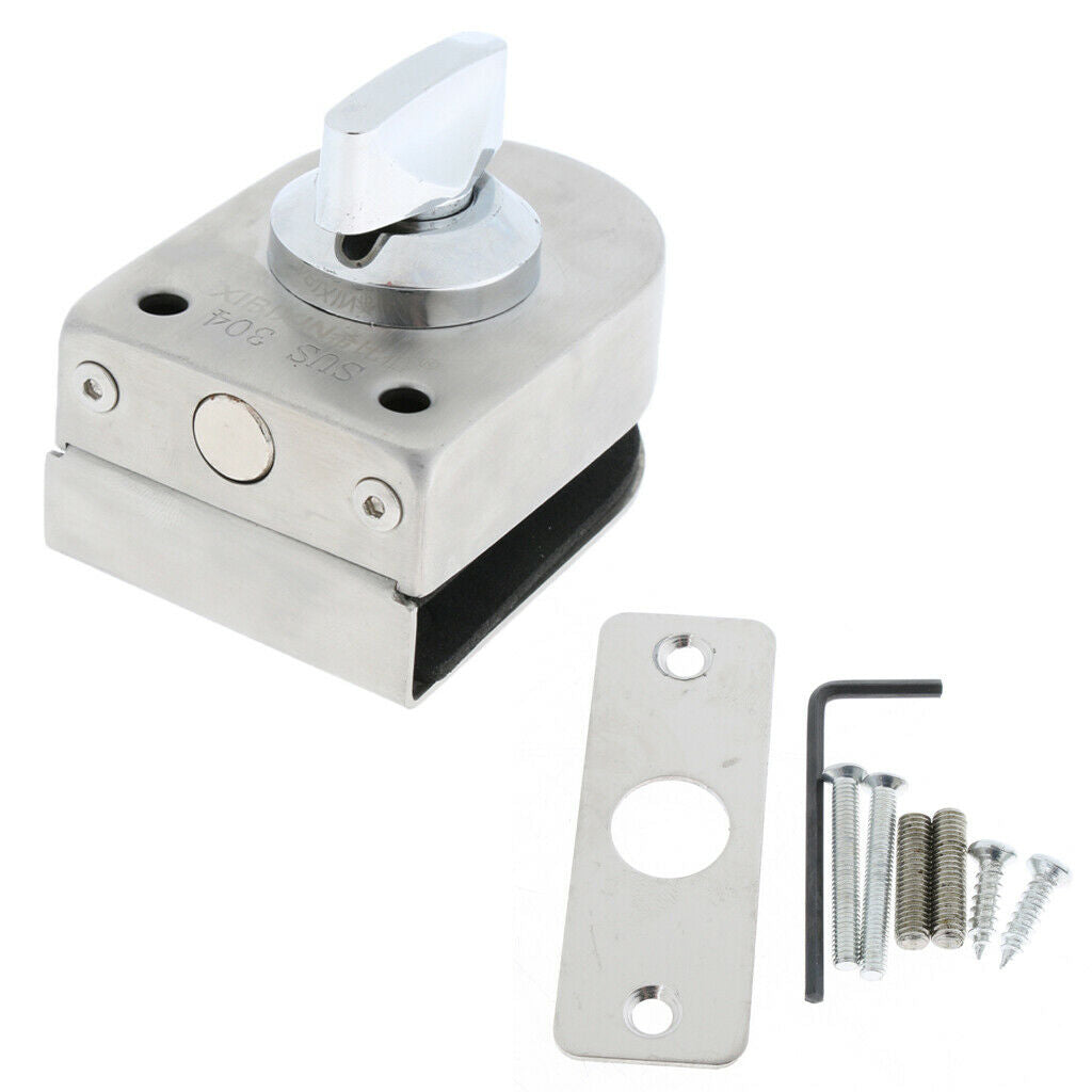 High quality, Glass Door Latches Lock/bolt, 8-12mm glass, for Bathroom