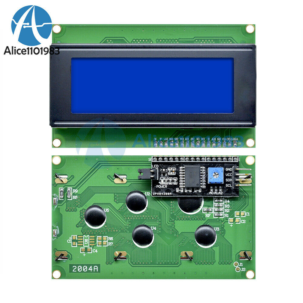 5PCS IIC/I2C/TWI/SPI Serial Interface2004 20X4 Character LCD Module Display