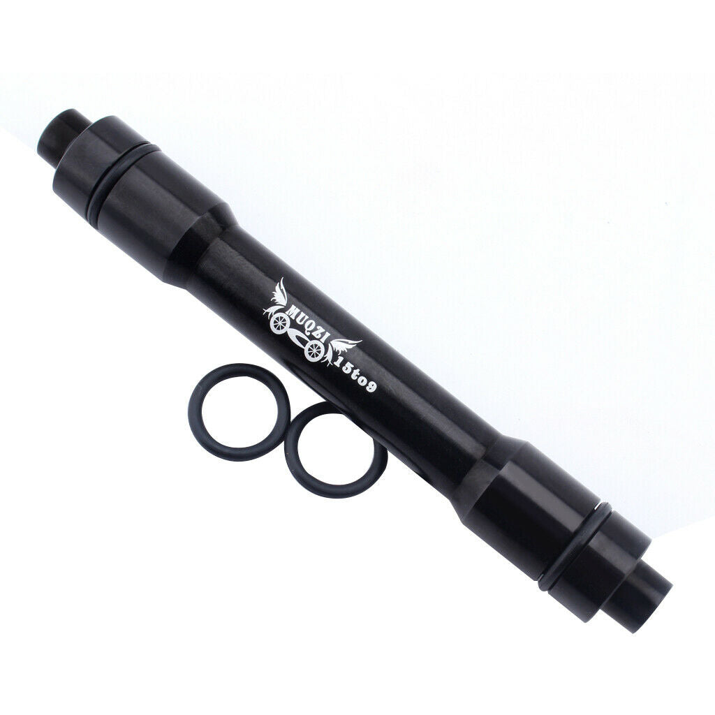 Bike Bicycle Front Hub Thru Axle 15mm to 9mm Quick Release Axis Seat Adaptor