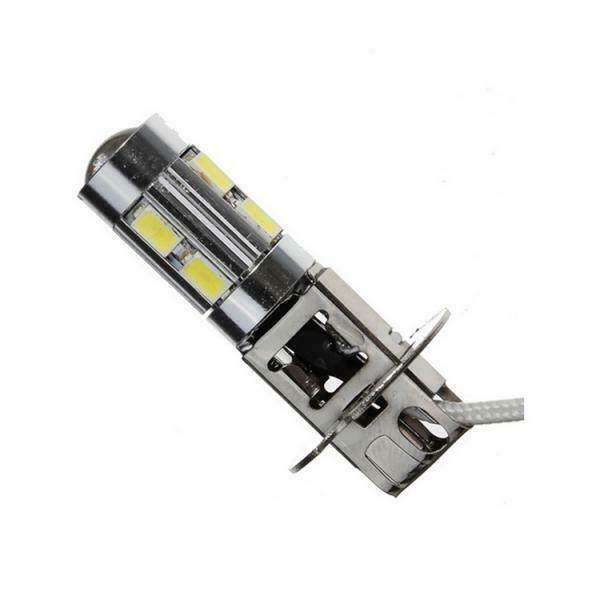 2Pack H3 Fog Light Bulbs LED Ultra Extremely Bright 10 SMD 5630 Xenon White