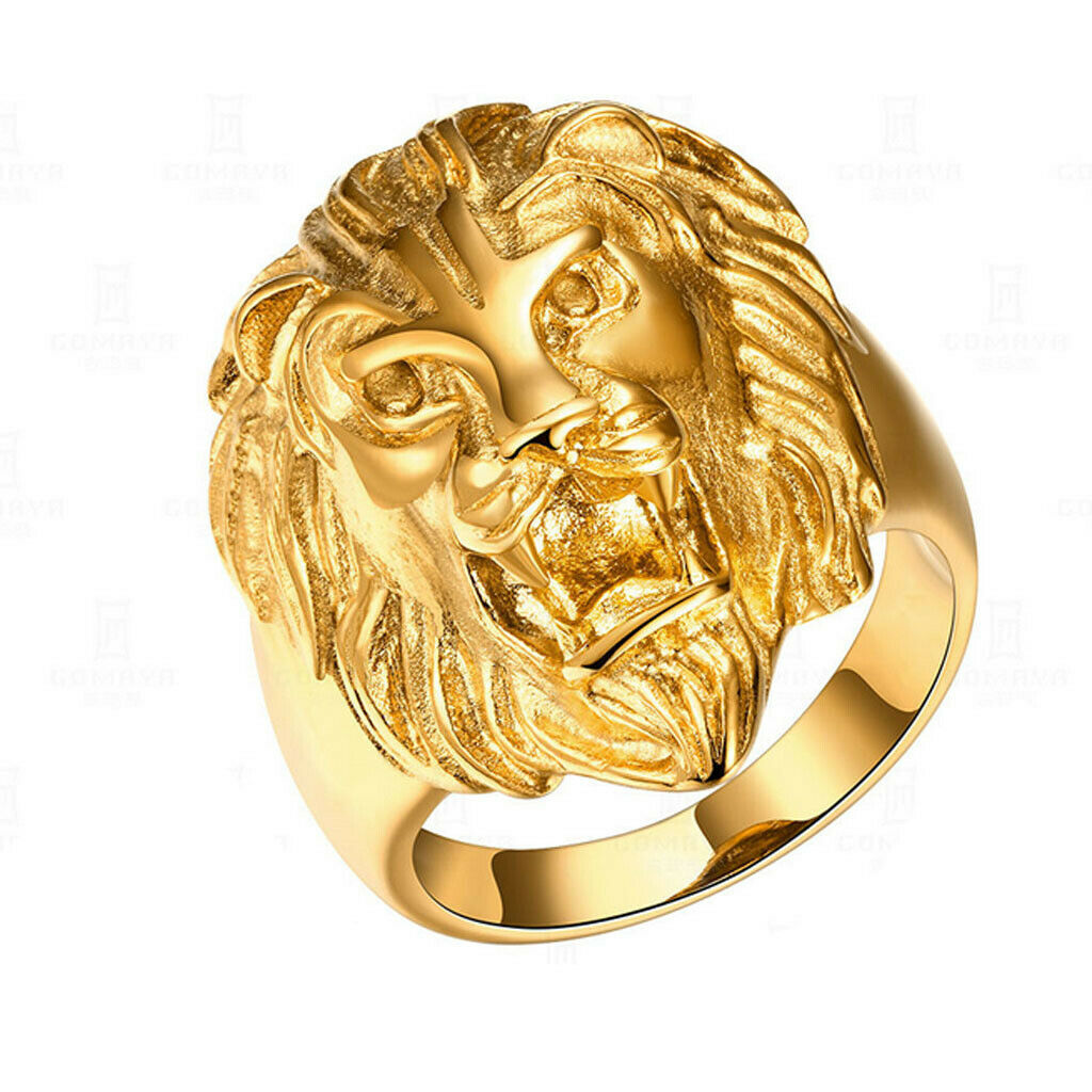 Jewelry Punk Rock Men's Stainless Steel Rings Animal Style US 10