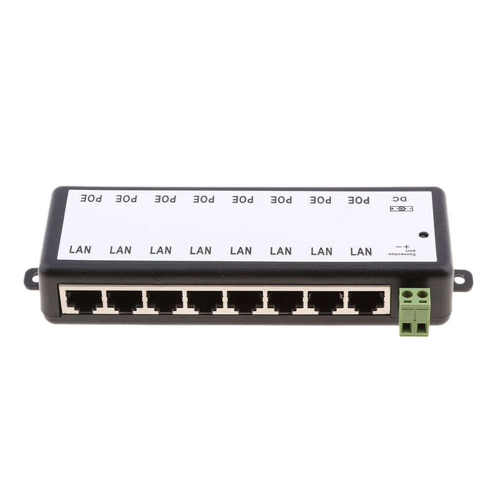 8-port PoE Ethernet Power Switch For The Transmission Of