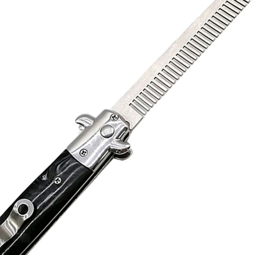 Steel Spring Comb Hairdressing Tools Grooming Shaping Trimming Travel Brush