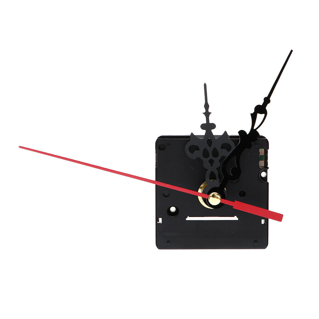 Plastic Quartz Wall Clock Movement Mechanism Motor Long Hand For 12  Dials